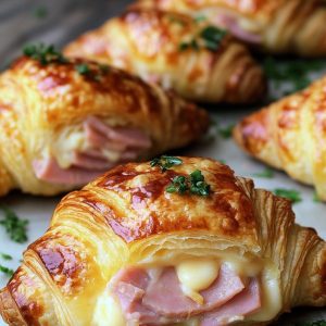 Croissant Thịt Nguội & Phô mai